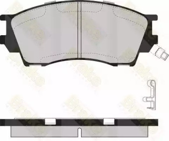 Комплект тормозных колодок Brake ENGINEERING PA1085