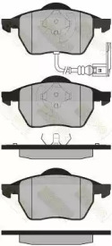 Комплект тормозных колодок, дисковый тормоз Brake ENGINEERING PA1305