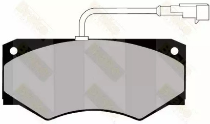 Комплект тормозных колодок, дисковый тормоз Brake ENGINEERING PA1314