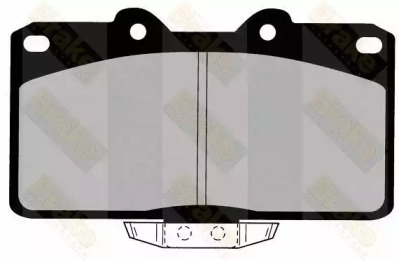 Комплект тормозных колодок, дисковый тормоз Brake ENGINEERING PA1371