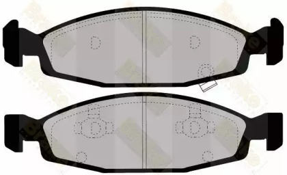 Комплект тормозных колодок, дисковый тормоз Brake ENGINEERING PA1452