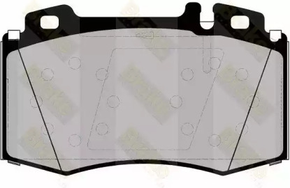 Комплект тормозных колодок, дисковый тормоз Brake ENGINEERING PA1453