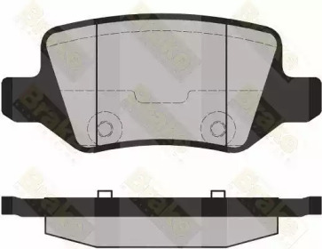 Комплект тормозных колодок, дисковый тормоз Brake ENGINEERING PA1469