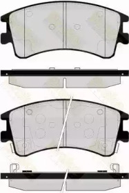 Комплект тормозных колодок Brake ENGINEERING PA1537