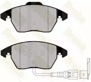 Комплект тормозных колодок, дисковый тормоз Brake ENGINEERING PA1558