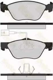 Комплект тормозных колодок, дисковый тормоз Brake ENGINEERING PA1580