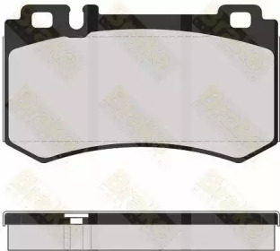 Комплект тормозных колодок, дисковый тормоз Brake ENGINEERING PA1633