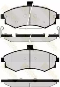 Комплект тормозных колодок, дисковый тормоз Brake ENGINEERING PA1656