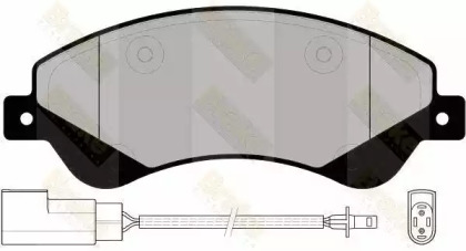 Комплект тормозных колодок, дисковый тормоз Brake ENGINEERING PA1699