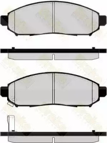 Комплект тормозных колодок, дисковый тормоз Brake ENGINEERING PA1713