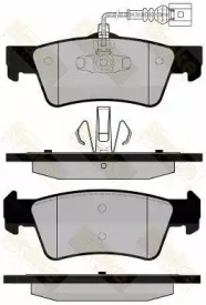 Комплект тормозных колодок, дисковый тормоз Brake ENGINEERING PA1725