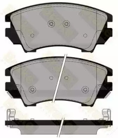 Комплект тормозных колодок, дисковый тормоз Brake ENGINEERING PA1778