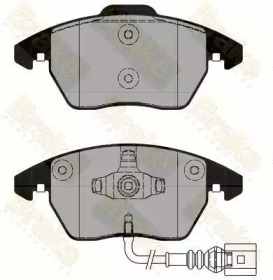 Комплект тормозных колодок, дисковый тормоз Brake ENGINEERING PA1832