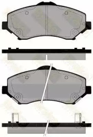 Комплект тормозных колодок, дисковый тормоз Brake ENGINEERING PA1837