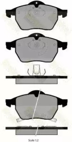 Комплект тормозных колодок, дисковый тормоз Brake ENGINEERING PA1848