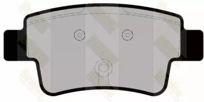 Комплект тормозных колодок, дисковый тормоз Brake ENGINEERING PA1869