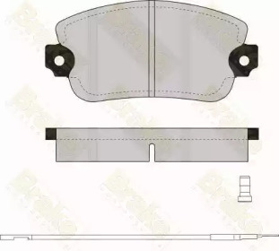 Комплект тормозных колодок Brake ENGINEERING PA256