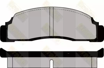 Комплект тормозных колодок, дисковый тормоз Brake ENGINEERING PA264