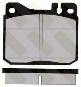 Комплект тормозных колодок, дисковый тормоз Brake ENGINEERING PA323