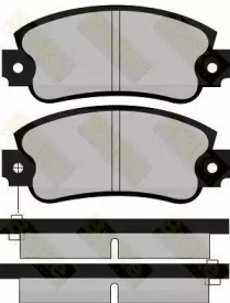 Комплект тормозных колодок, дисковый тормоз Brake ENGINEERING PA355