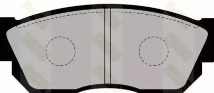 Комплект тормозных колодок, дисковый тормоз Brake ENGINEERING PA356