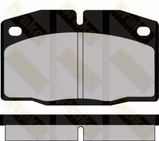 Комплект тормозных колодок Brake ENGINEERING PA372