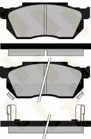 Комплект тормозных колодок Brake ENGINEERING PA396