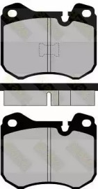 Комплект тормозных колодок, дисковый тормоз Brake ENGINEERING PA397