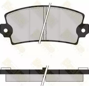 Комплект тормозных колодок, дисковый тормоз Brake ENGINEERING PA415