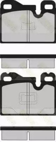 Комплект тормозных колодок, дисковый тормоз Brake ENGINEERING PA433