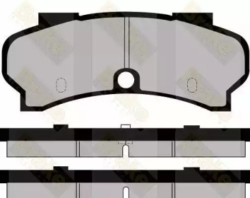 Комплект тормозных колодок, дисковый тормоз Brake ENGINEERING PA514