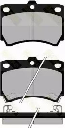 Комплект тормозных колодок Brake ENGINEERING PA767