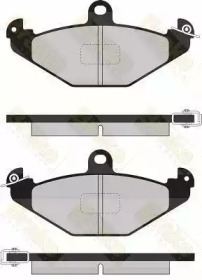 Комплект тормозных колодок, дисковый тормоз Brake ENGINEERING PA814