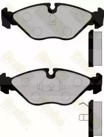 Комплект тормозных колодок, дисковый тормоз Brake ENGINEERING PA818