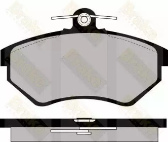 Комплект тормозных колодок Brake ENGINEERING PA819