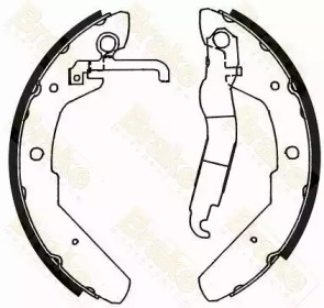 Комплект тормозных колодок Brake ENGINEERING SH1173