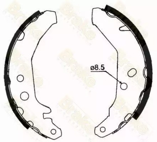 Комплект тормозных колодок Brake ENGINEERING SH1279