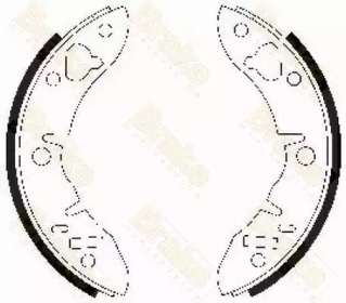 Комплект тормозных колодок Brake ENGINEERING SH2028