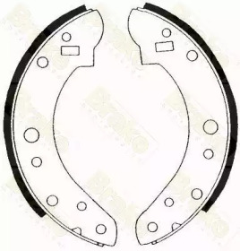 Комплект тормозных колодок Brake ENGINEERING SH2143