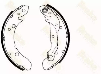 Комплект тормозных колодок Brake ENGINEERING SH2152