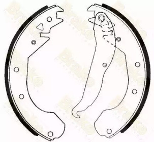 Комплект тормозных колодок Brake ENGINEERING SH2211