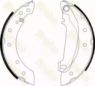 Комплект тормозных колодок Brake ENGINEERING SH2233