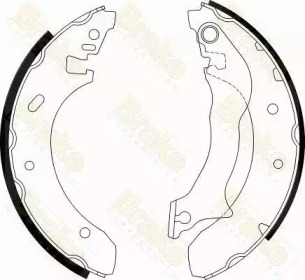 Комплект тормозных колодок Brake ENGINEERING SH2313