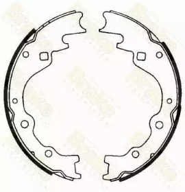 Комплект тормозных колодок Brake ENGINEERING SH2322