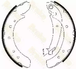 Комплект тормозных колодок Brake ENGINEERING SH2469