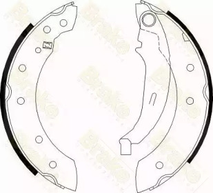 Комплект тормозных колодок Brake ENGINEERING SH2474