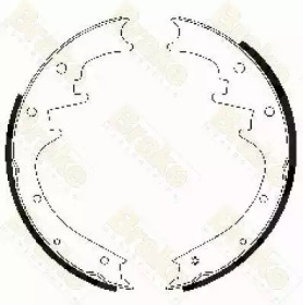 Комплект тормозных колодок Brake ENGINEERING SH2479