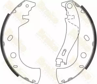 Комплект тормозных колодок Brake ENGINEERING SH2535