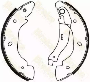 Комплект тормозных колодок Brake ENGINEERING SH2553