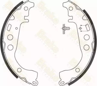 Комплект тормозных колодок Brake ENGINEERING SH2574